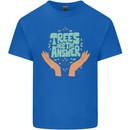 Trees Are the Answer Climate Change Kids T-Shirt Childrens Royal Blue