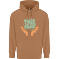 Trees Are the Answer Climate Change Mens 80% Cotton Hoodie Caramel Latte