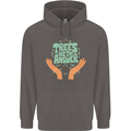 Trees Are the Answer Climate Change Mens 80% Cotton Hoodie Charcoal