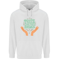 Trees Are the Answer Climate Change Mens 80% Cotton Hoodie White