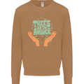 Trees Are the Answer Climate Change Mens Sweatshirt Jumper Caramel Latte