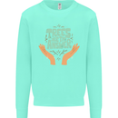 Trees Are the Answer Climate Change Mens Sweatshirt Jumper Peppermint