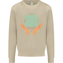 Trees Are the Answer Climate Change Mens Sweatshirt Jumper Sand