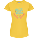 Trees Are the Answer Climate Change Womens Petite Cut T-Shirt Yellow