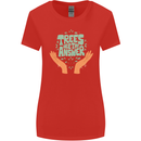 Trees Are the Answer Climate Change Womens Wider Cut T-Shirt Red