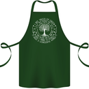 Trees Of Green Cotton Apron 100% Organic Forest Green