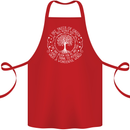 Trees Of Green Cotton Apron 100% Organic Red