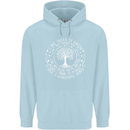 Trees Of Green Mens 80% Cotton Hoodie Light Blue