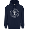 Trees Of Green Mens 80% Cotton Hoodie Navy Blue