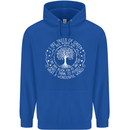 Trees Of Green Mens 80% Cotton Hoodie Royal Blue