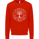 Trees Of Green Mens Sweatshirt Jumper Bright Red