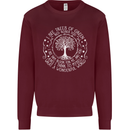 Trees Of Green Mens Sweatshirt Jumper Maroon