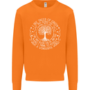 Trees Of Green Mens Sweatshirt Jumper Orange