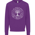 Trees Of Green Mens Sweatshirt Jumper Purple