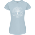 Trees Of Green Womens Petite Cut T-Shirt Light Blue