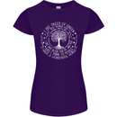 Trees Of Green Womens Petite Cut T-Shirt Purple