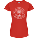 Trees Of Green Womens Petite Cut T-Shirt Red