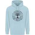 Trees What a Wonderful World Environment Childrens Kids Hoodie Light Blue