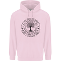 Trees What a Wonderful World Environment Childrens Kids Hoodie Light Pink