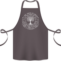 Trees What a Wonderful World Environment Cotton Apron 100% Organic Dark Grey