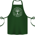Trees What a Wonderful World Environment Cotton Apron 100% Organic Forest Green