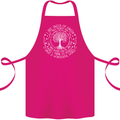 Trees What a Wonderful World Environment Cotton Apron 100% Organic Pink