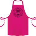 Trees What a Wonderful World Environment Cotton Apron 100% Organic Pink