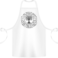 Trees What a Wonderful World Environment Cotton Apron 100% Organic White