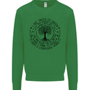 Trees What a Wonderful World Environment Kids Sweatshirt Jumper Irish Green
