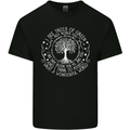 Trees What a Wonderful World Environment Kids T-Shirt Childrens Black
