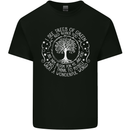 Trees What a Wonderful World Environment Kids T-Shirt Childrens Black