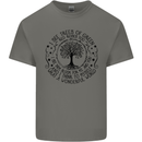 Trees What a Wonderful World Environment Kids T-Shirt Childrens Charcoal