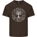 Trees What a Wonderful World Environment Kids T-Shirt Childrens Chocolate