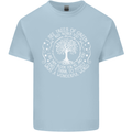 Trees What a Wonderful World Environment Kids T-Shirt Childrens Light Blue
