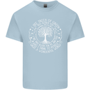 Trees What a Wonderful World Environment Kids T-Shirt Childrens Light Blue