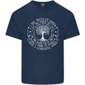 Trees What a Wonderful World Environment Kids T-Shirt Childrens Navy Blue