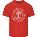 Trees What a Wonderful World Environment Kids T-Shirt Childrens Red