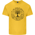 Trees What a Wonderful World Environment Kids T-Shirt Childrens Yellow