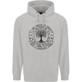 Trees What a Wonderful World Environment Mens 80% Cotton Hoodie Sports Grey