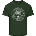 Trees What a Wonderful World Environment Mens Cotton T-Shirt Tee Top Forest Green