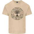 Trees What a Wonderful World Environment Mens Cotton T-Shirt Tee Top Sand