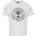 Trees What a Wonderful World Environment Mens Cotton T-Shirt Tee Top White