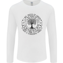 Trees What a Wonderful World Environment Mens Long Sleeve T-Shirt White
