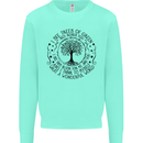 Trees What a Wonderful World Environment Mens Sweatshirt Jumper Peppermint