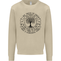 Trees What a Wonderful World Environment Mens Sweatshirt Jumper Sand