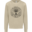 Trees What a Wonderful World Environment Mens Sweatshirt Jumper Sand