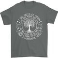 Trees What a Wonderful World Environment Mens T-Shirt Cotton Gildan Charcoal