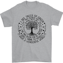 Trees What a Wonderful World Environment Mens T-Shirt Cotton Gildan Sports Grey