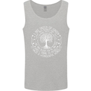Trees What a Wonderful World Environment Mens Vest Tank Top Sports Grey