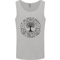 Trees What a Wonderful World Environment Mens Vest Tank Top Sports Grey